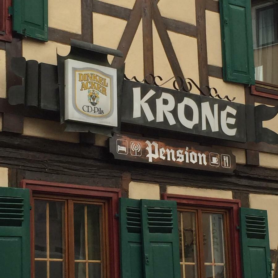 Pension Krone Sternenfels Zewnętrze zdjęcie